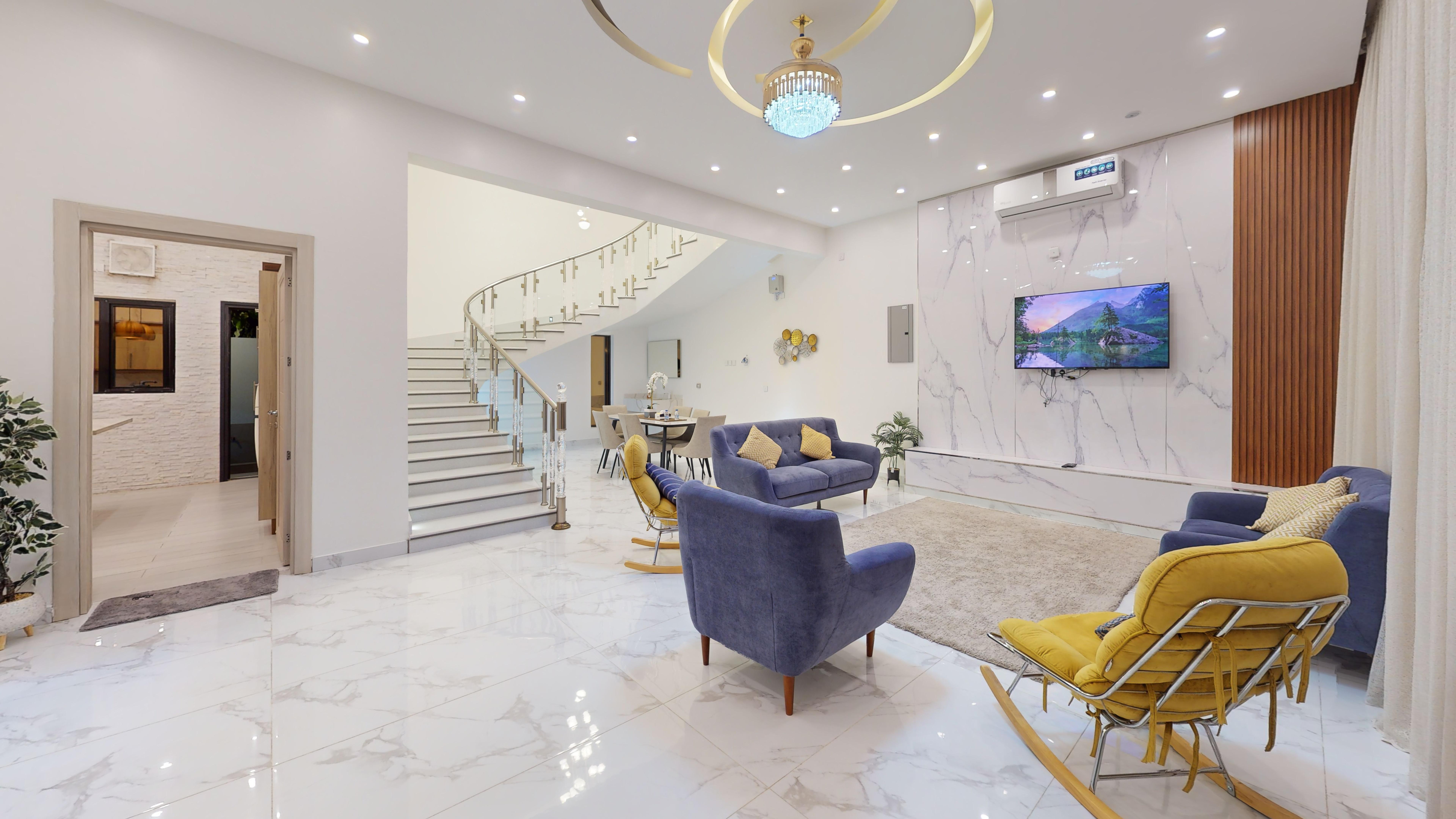 استراحة رافلز، الجبل الأخضر، سيق، الصالة